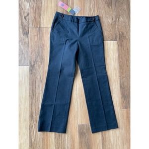 Tory Burch Abbey Cropped Black Pant 2 NEW W/ TAGS